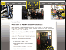 Tablet Screenshot of amcustomgunsmiths.com